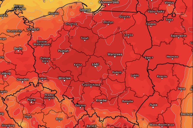 Do Polski wreszcie trafi naprawdę gorące powietrze.