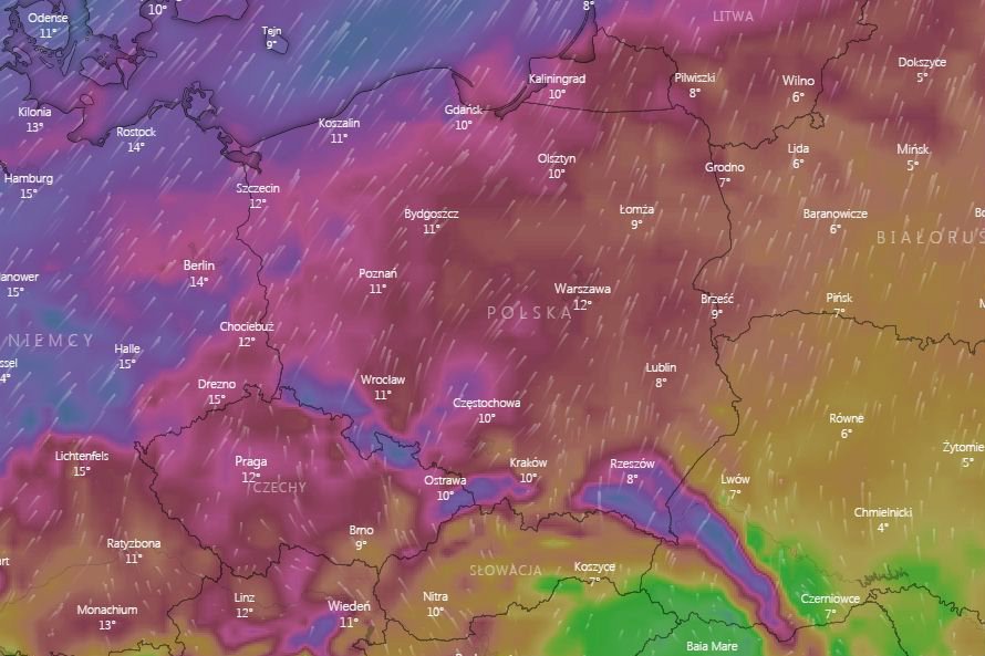 IMGW wydał alerty dla 9 województw przed silnymi wiatrami.