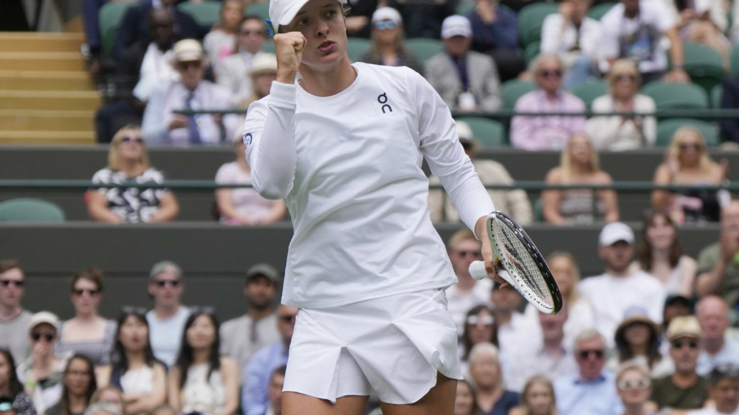 Iga Świątek w drugiej rundzie Wimbledonu Iga Świątek w drugiej rundzie Wimbledonu