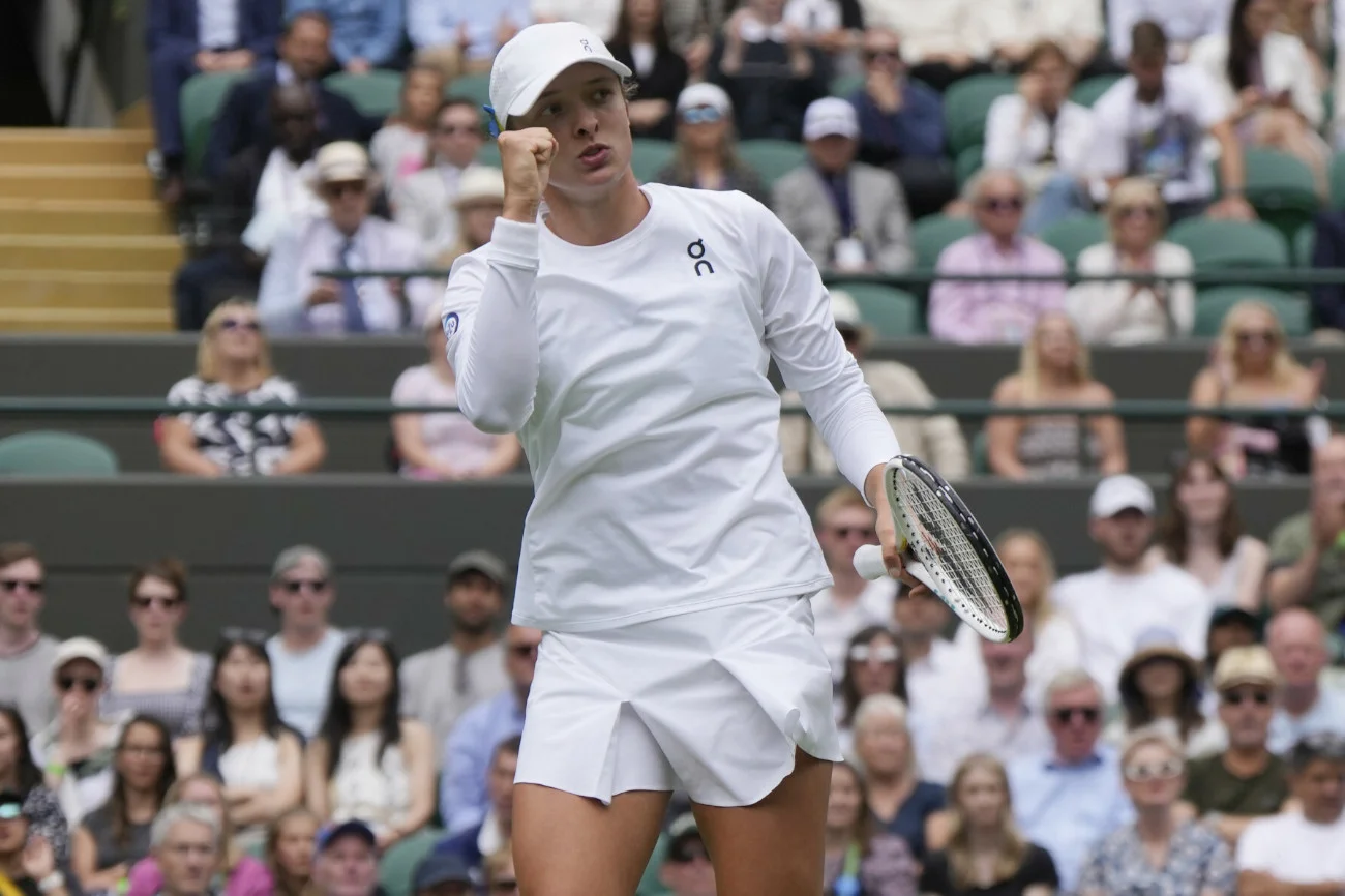 Iga Świątek w drugiej rundzie Wimbledonu Iga Świątek w drugiej rundzie Wimbledonu