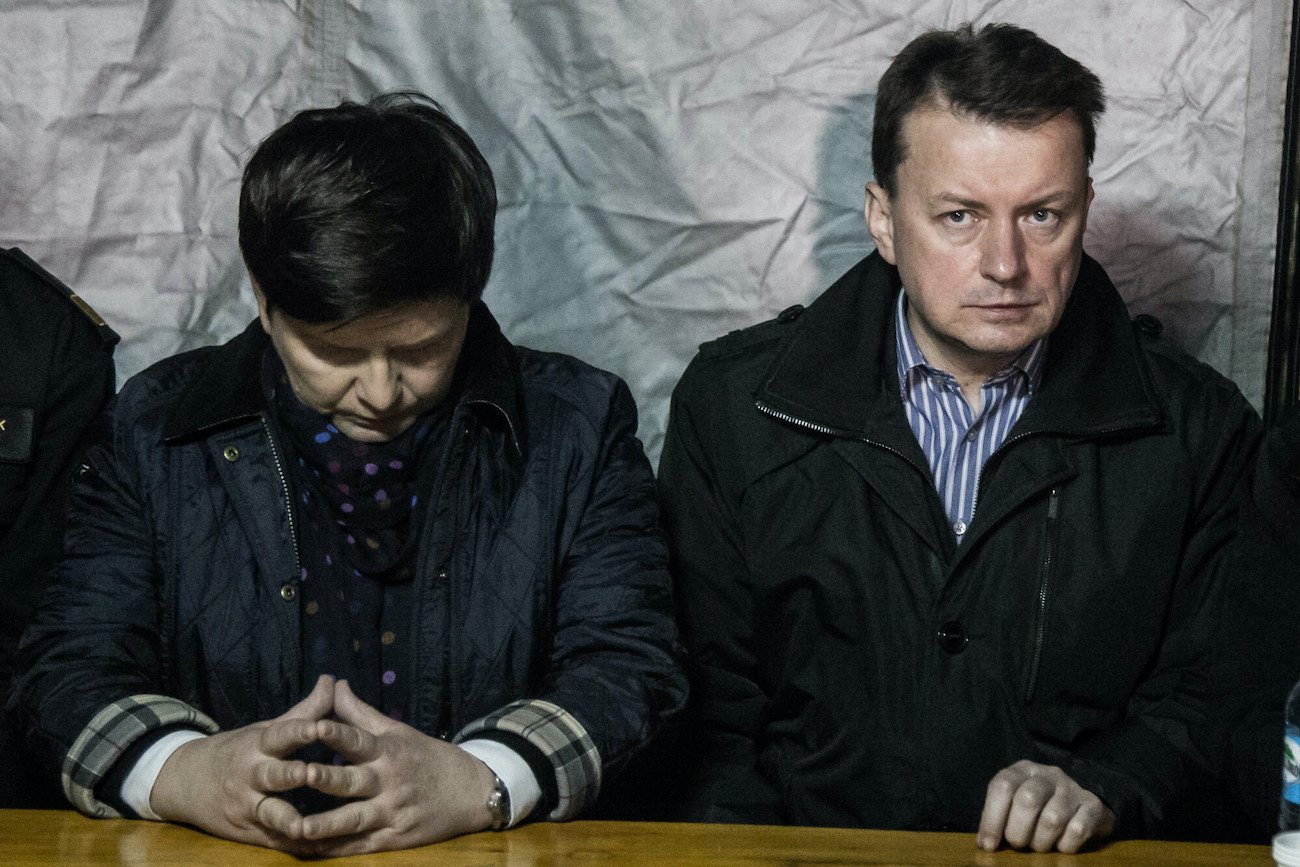 Premier Beata Szydło i minister Mariusz Błaszczak. Premier Beata Szydło i minister Mariusz Błaszczak.
