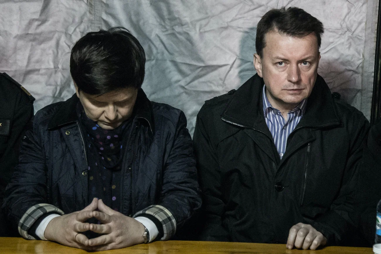 Premier Beata Szydło i minister Mariusz Błaszczak. Premier Beata Szydło i minister Mariusz Błaszczak.