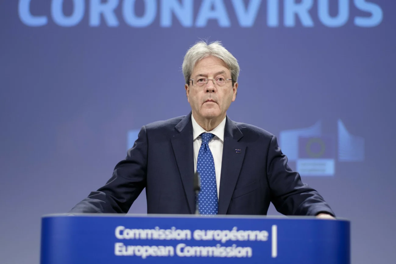 Unijny komisarz ds. gospodarczych Paolo Gentiloni zabrał głos ws. polskiego planu odbudowy.