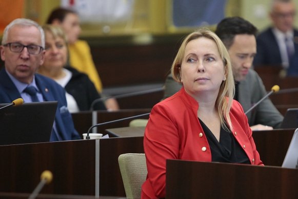 Kielecka radna urodziła podczas rady miasta.