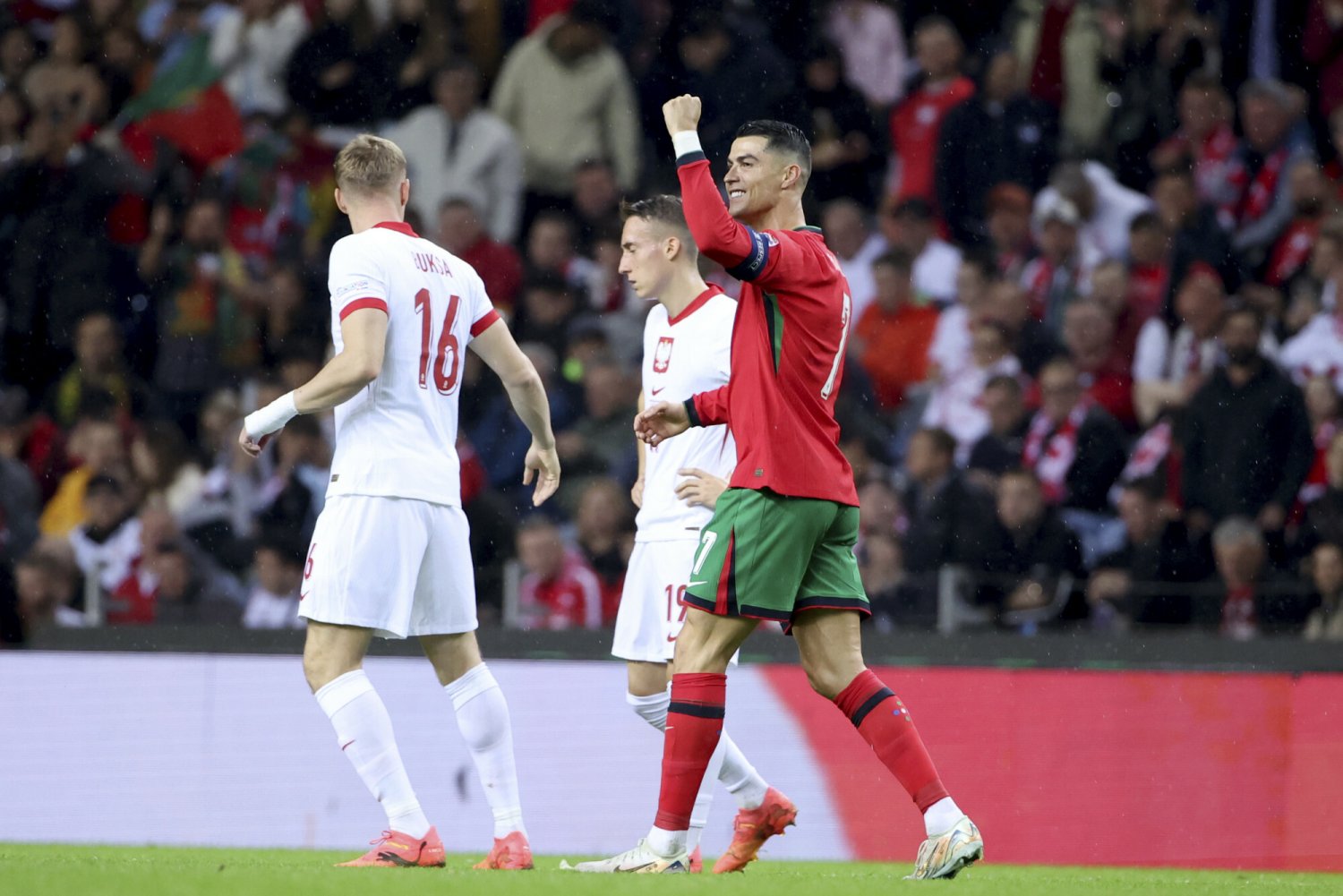 Portugalia pokonała Polskę w meczu Ligi Narodów UEFA 5:1.