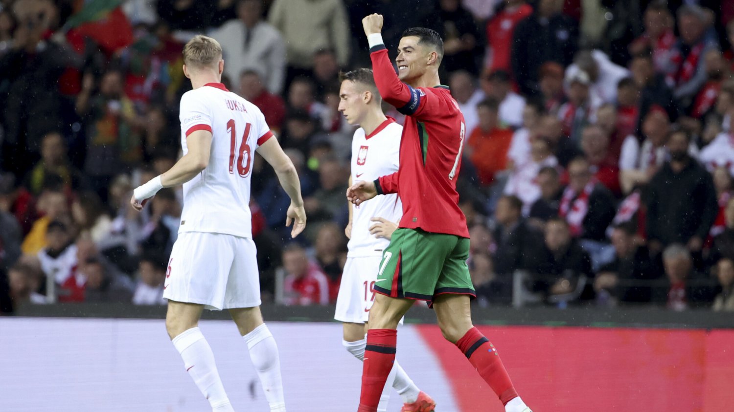Portugalia pokonała Polskę w meczu Ligi Narodów UEFA 5:1.