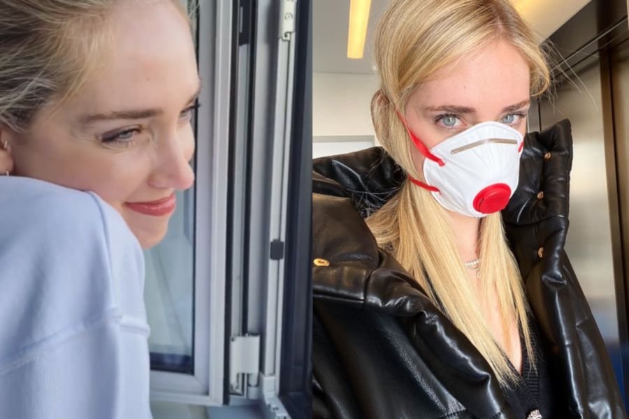 Chiara Ferragni izoluje się w domu w Mediolanie, ale mimo to dodaje otuchy Włochom