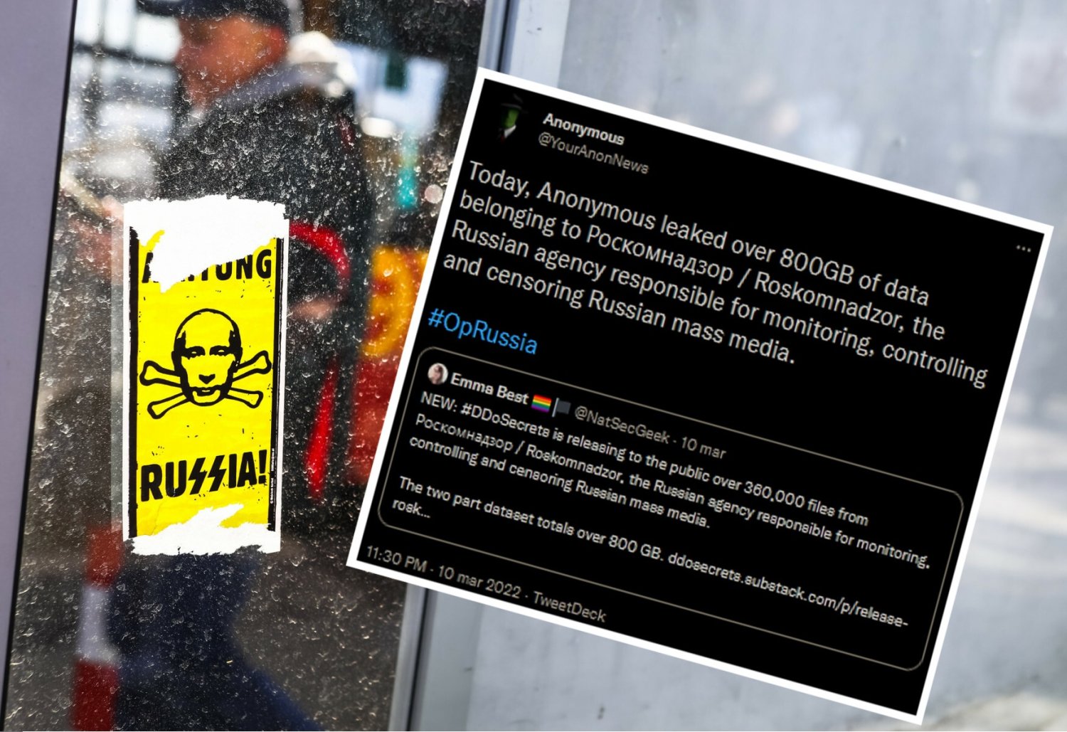 Anonymous ujawnili kolejne dane wykradzione Rosjanom.