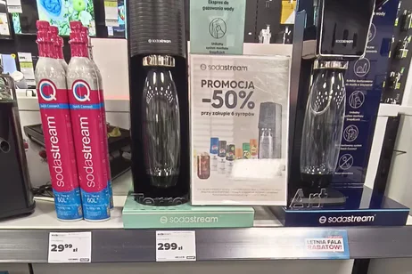 W Neonet jest promocja na oryginalne syropy SodaStream Promocja na syropy SodaStream w Neonet.