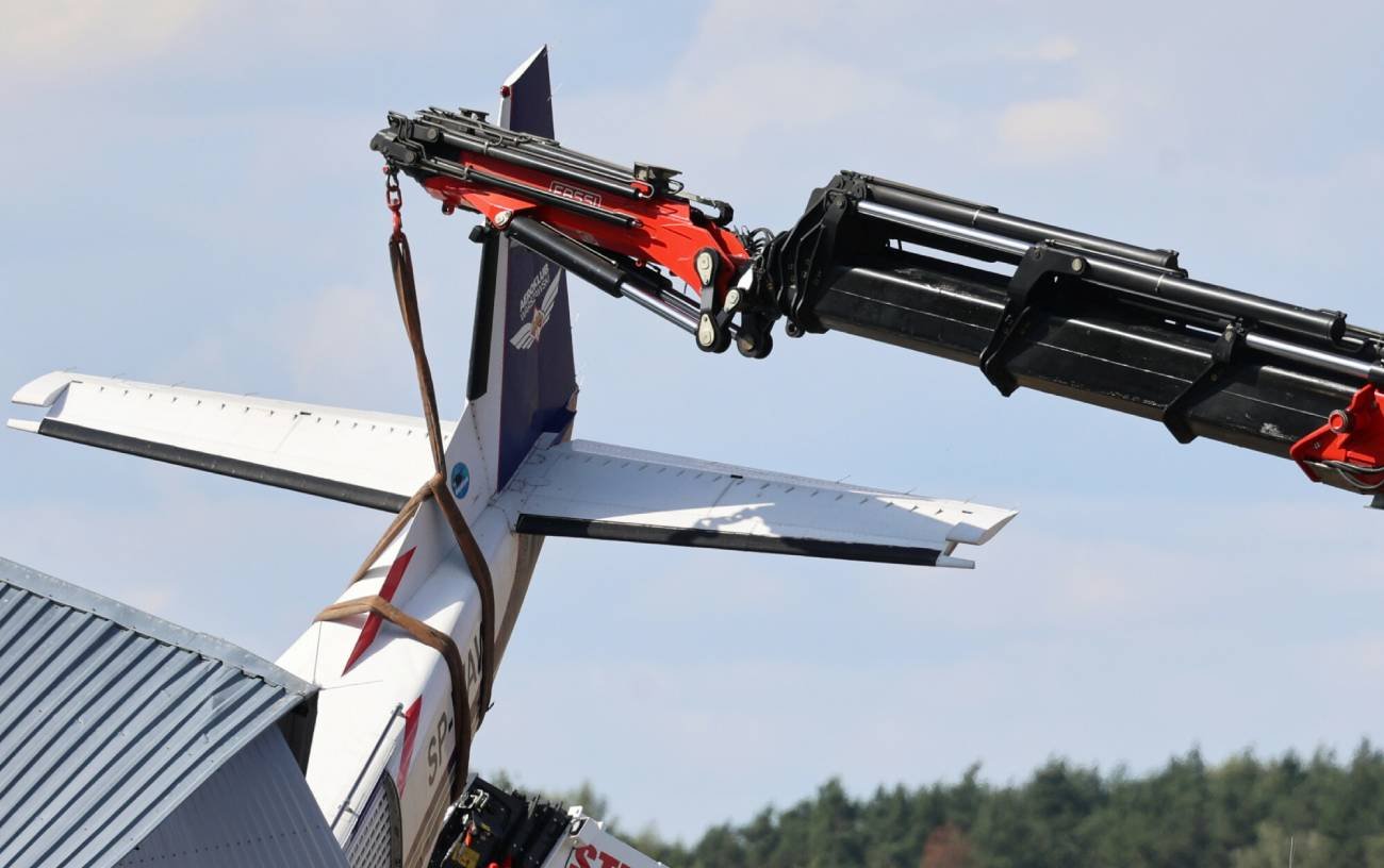 Wypadek samolotu pod Warszawą. Stanowisko Komisji Wypadków Lotniczych