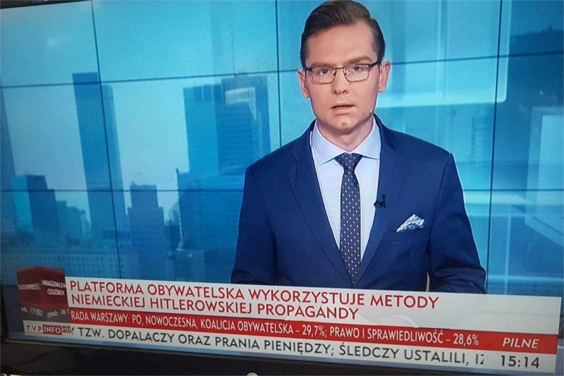 Rządowa telewizja nie zabłysnęła do tej pory aż tak ostrym przekazem.