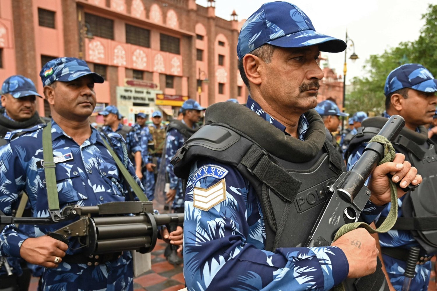 Policja w Pendżabie.
