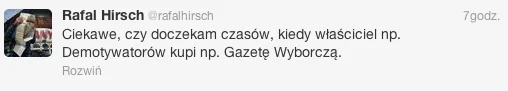 Komentarz analityka Rafała Hirscha do sprzedaży Washington Post