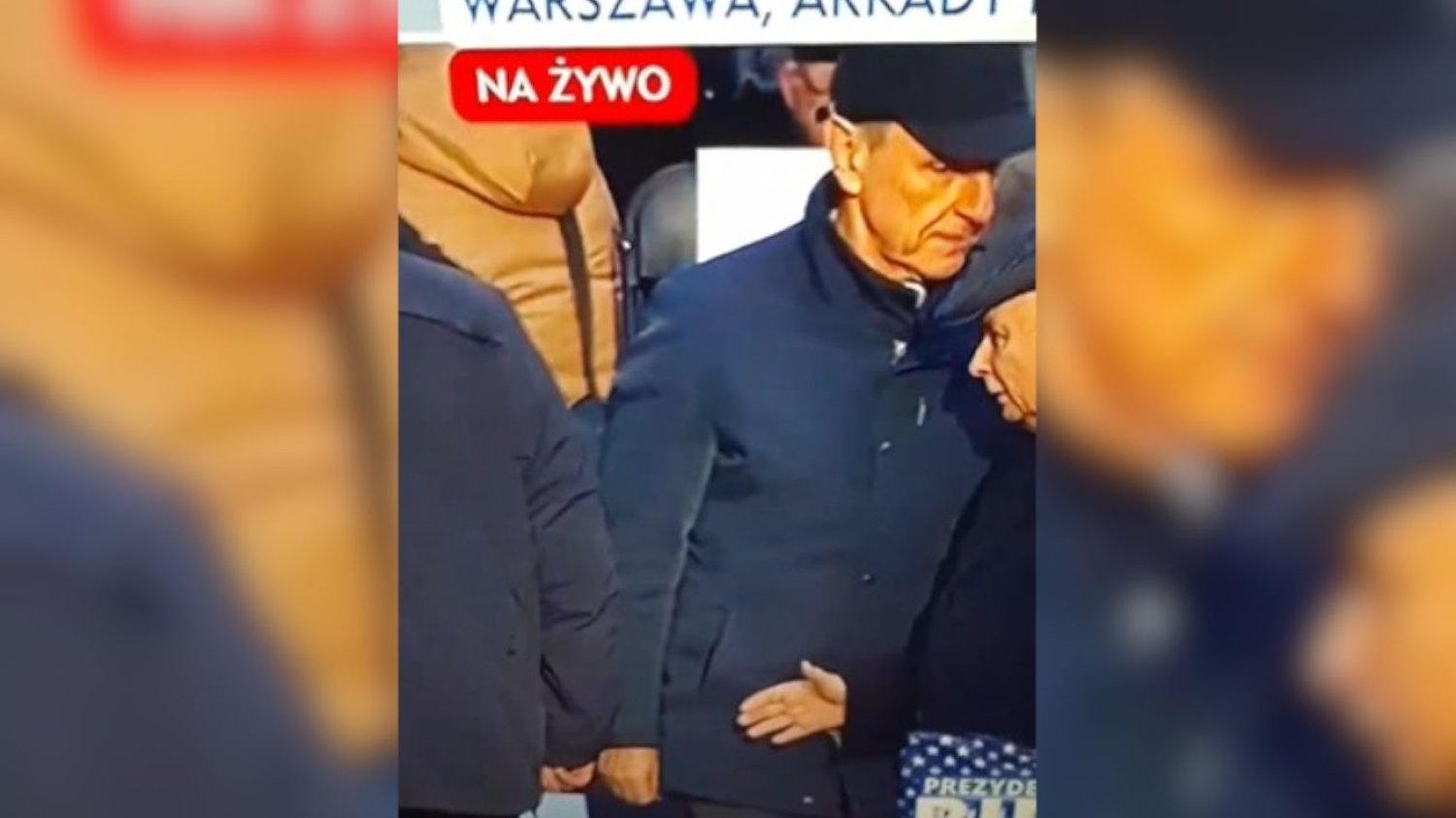 Ta scena z Kaczyńskim i Klichem jest szeroko komentowana na prawicy.