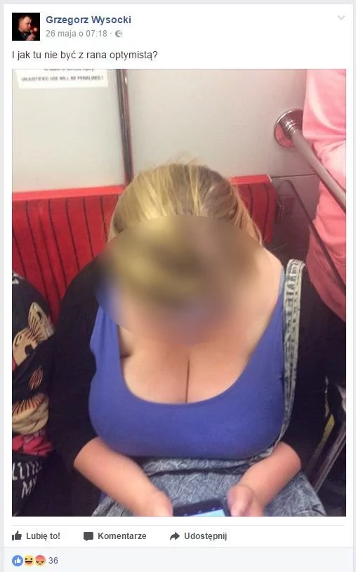 Popis wiceburmistrza na Facebooku.