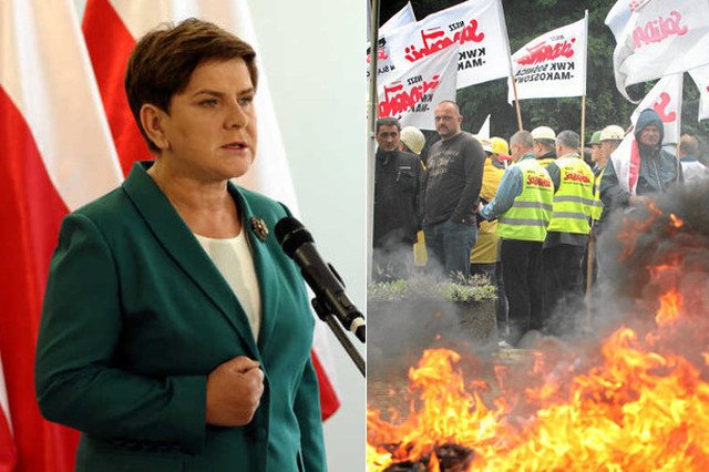 Beata Szydło ma wybór, albo podatnicy albo górnicy