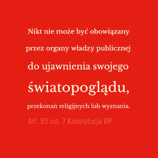 Jedno z haseł będących częścią najnowszej kampanii