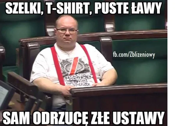 Poseł Wójcikowski niegłupio mówił, jednak do mediów przebił się jego hipsterski styl