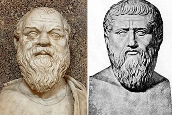 Sokrates i Platon.