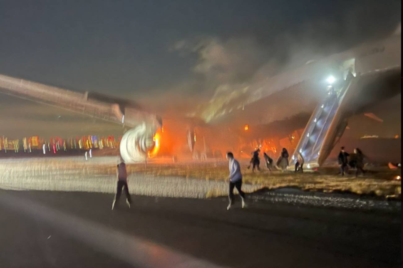 Wypadek samolotu w Japonii. Jest nagranie z wnętrza