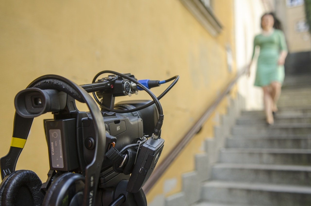 Kamienne Schodki - jedno z miejsc, w których łatwo spotkać filmowców i fotografów