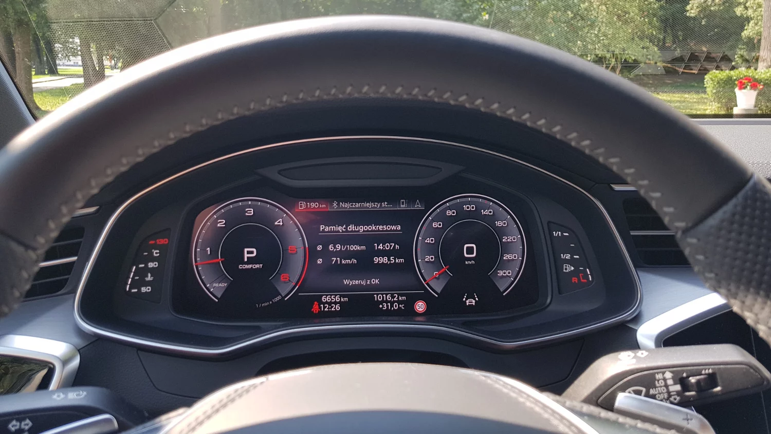 Prawie tysiąc kilometrów przy średnim spalaniu 6,9l na 100 km.