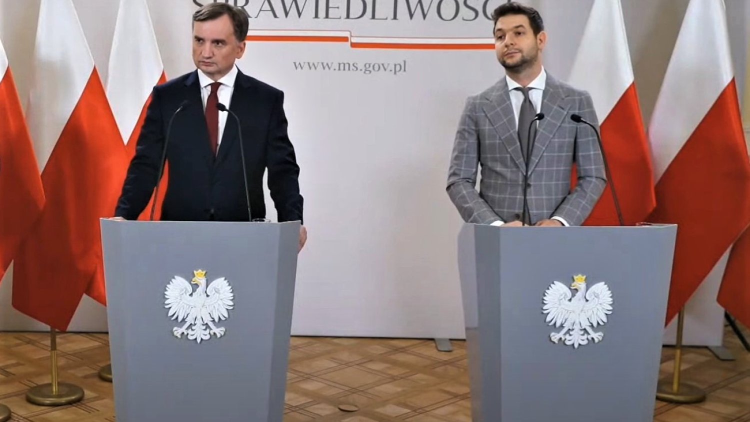 Na konferencji prasowej Zbigniewa Ziobry i Patryka Jakiego doszło do kłótni z dziennikarką