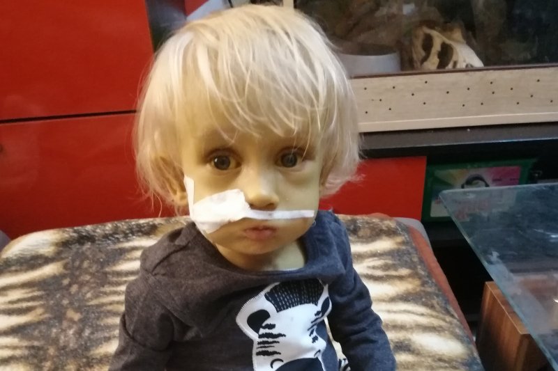 2-letni Fabianek większość swojego życia spędził w szpitalu.