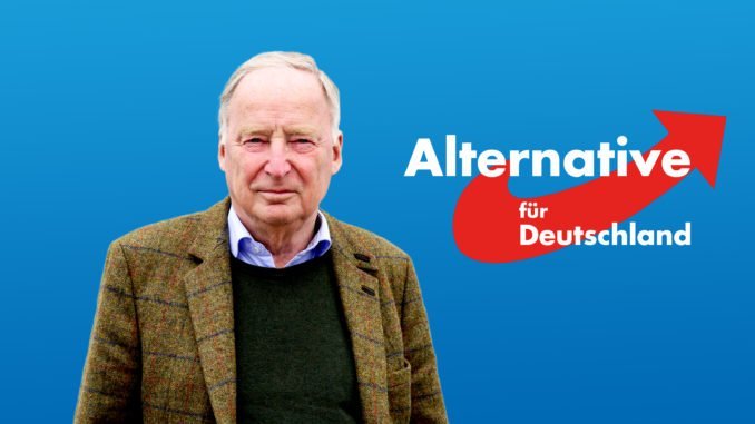 Lider Alternatywy dla Niemiec (AfD) Alexander Gauland