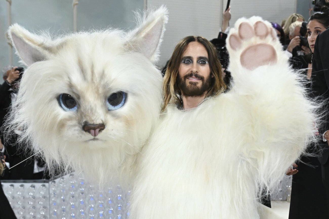MET Gala 2023. Jared Leto przebrał się za kota.
