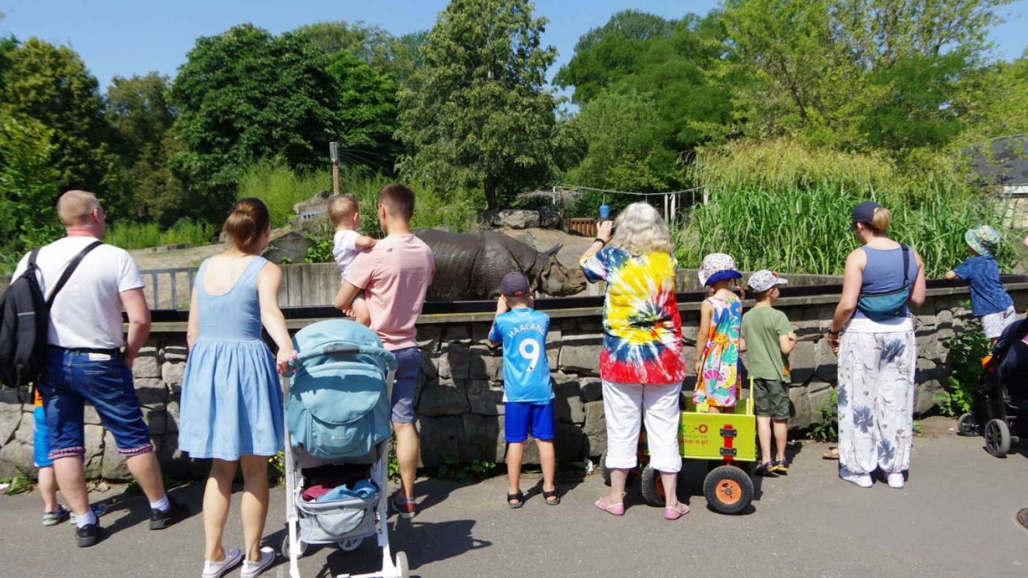 Turyści w zoo Zoo