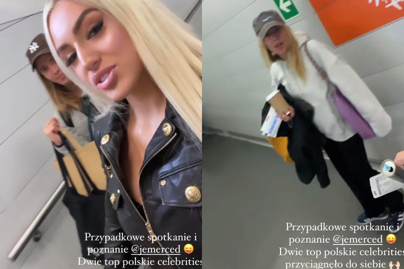Mercedes uciekała przed Derpienski. Spotkały się przed lotem do Cannes