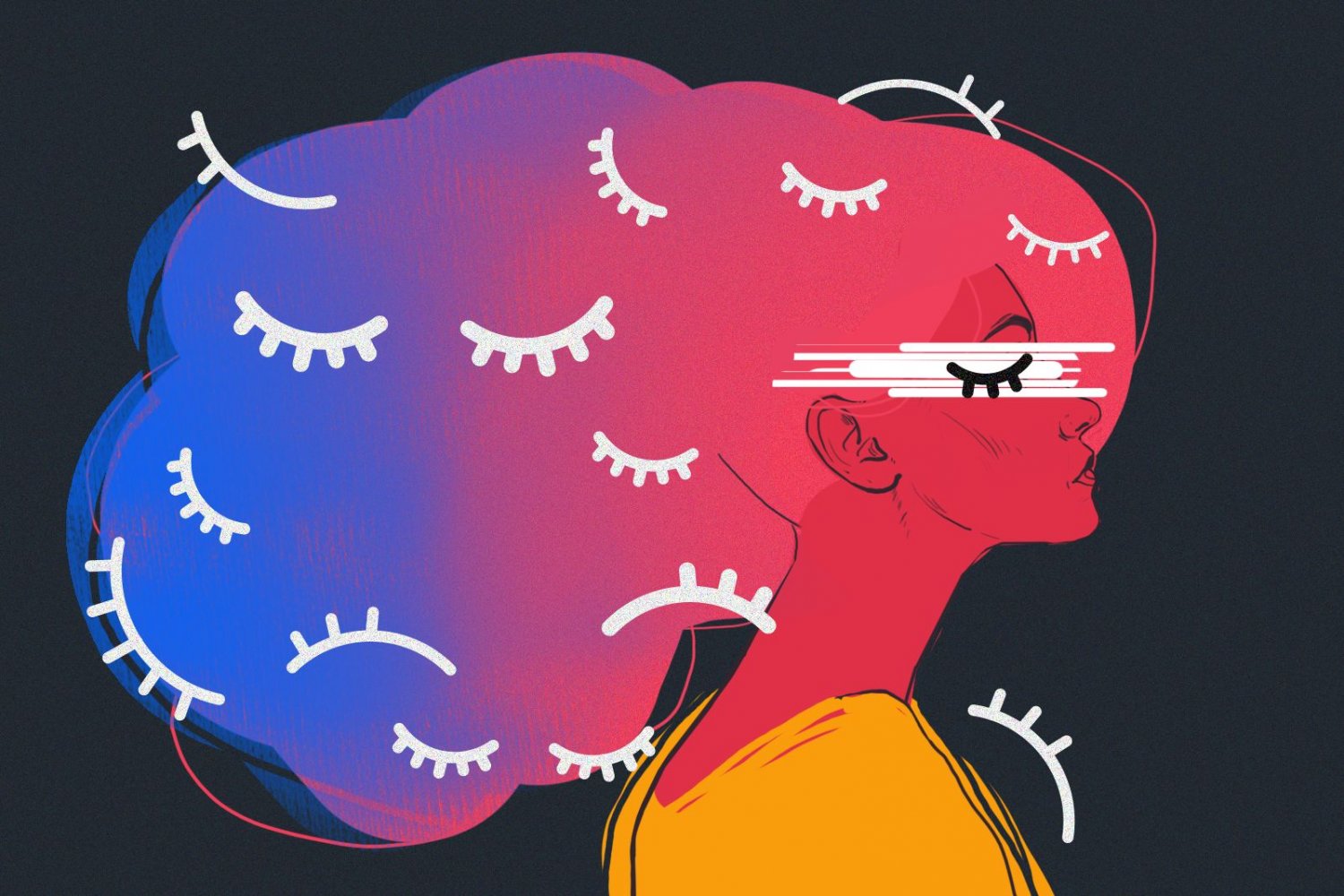 Dotąd nie zarejestrowano żadnego przypadku osoby niewidomej od urodzenia, która zachorowała na schizofrenię