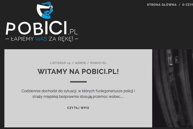 Przemysław Wipler poleca internautom serwis Pobici.pl