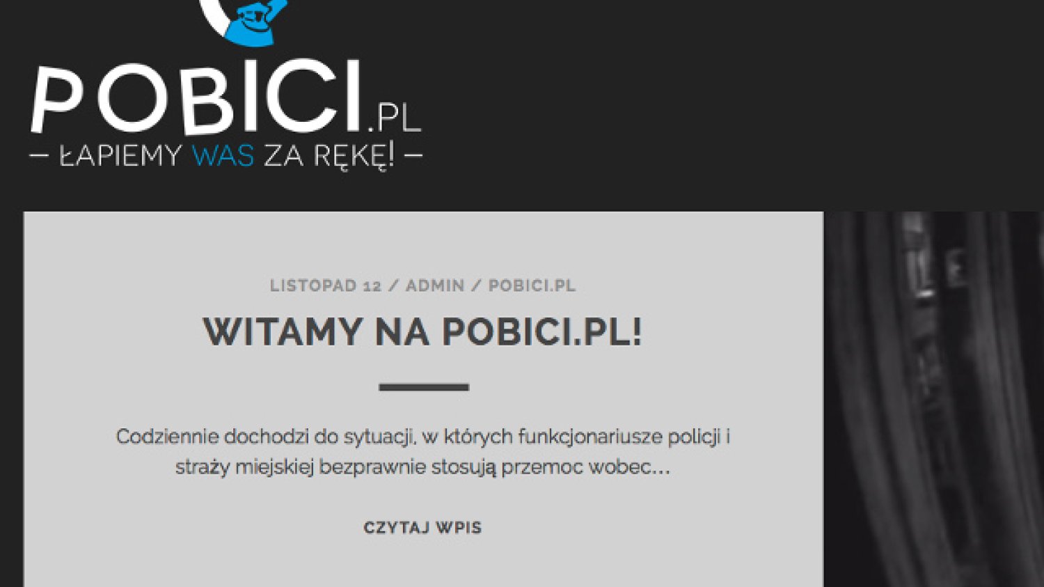 Przemysław Wipler poleca internautom serwis Pobici.pl