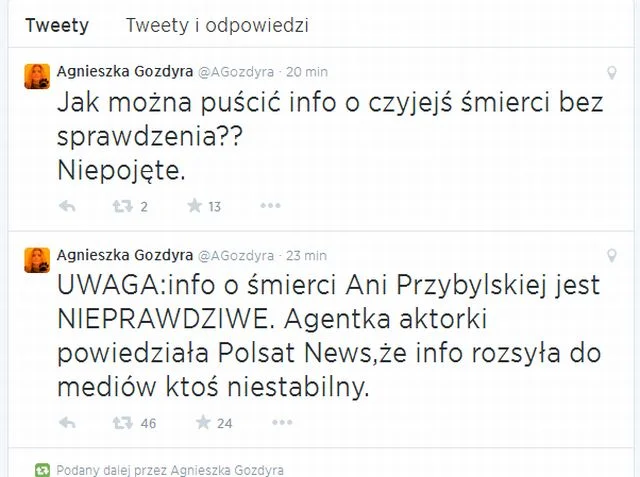 Profil Agnieszki Gozdyry