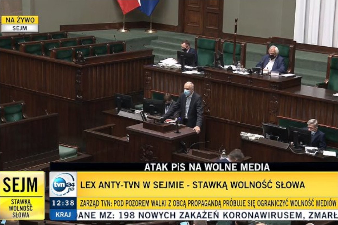 TVN puściło w środę na antenie TVN24.