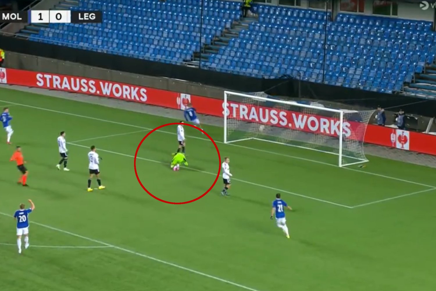 Molde wygrywa z Legią 3:2.