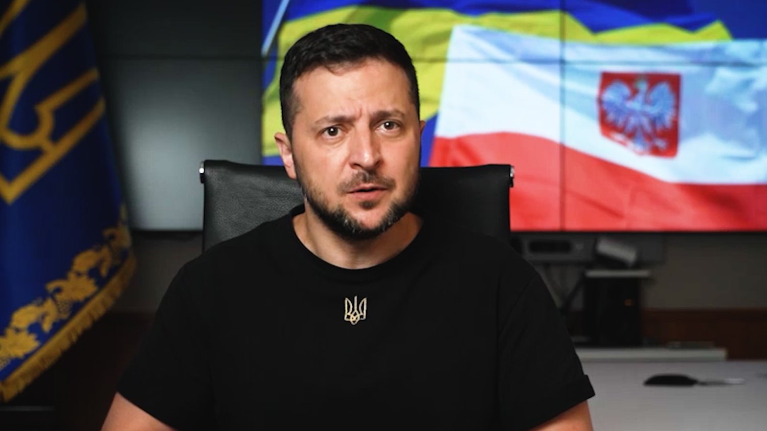 Wołodymyr Zełenski złożył Polakom życzenia 15 sierpnia.