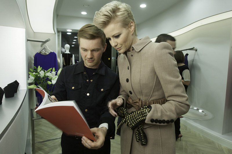 Małgorzata Kożuchowska podczas otwarciu warszawskiego butiku