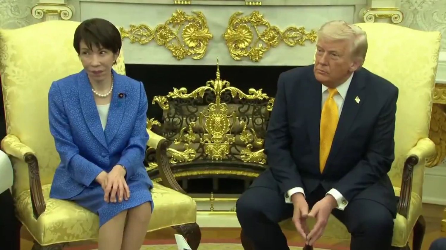 trump, premierka Japonii