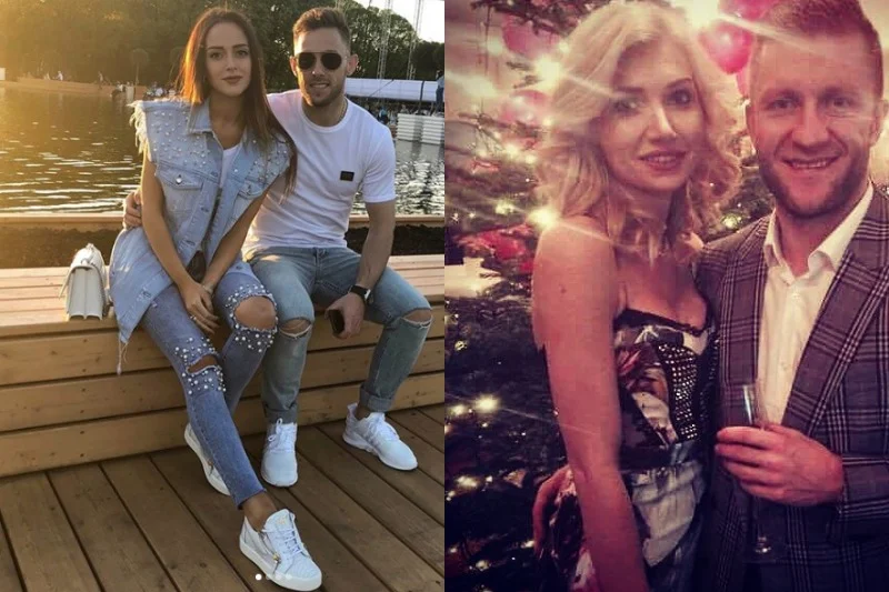 Lana rybus i Maciej Rubus i Kuba Błaszczykowski z żoną Agatą