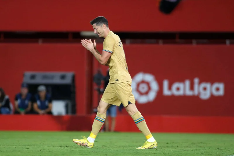 Robert Lewandowski uratował Barcelonę podczas spotkania z Mallorcą