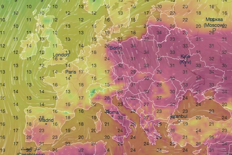 Polska jest jednym z najcieplejszych miejsc w Europie.