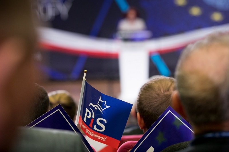 Trwa kampania wyborcza przed jesiennymi wyborami. Zdjęcie z konwencji PiS.
