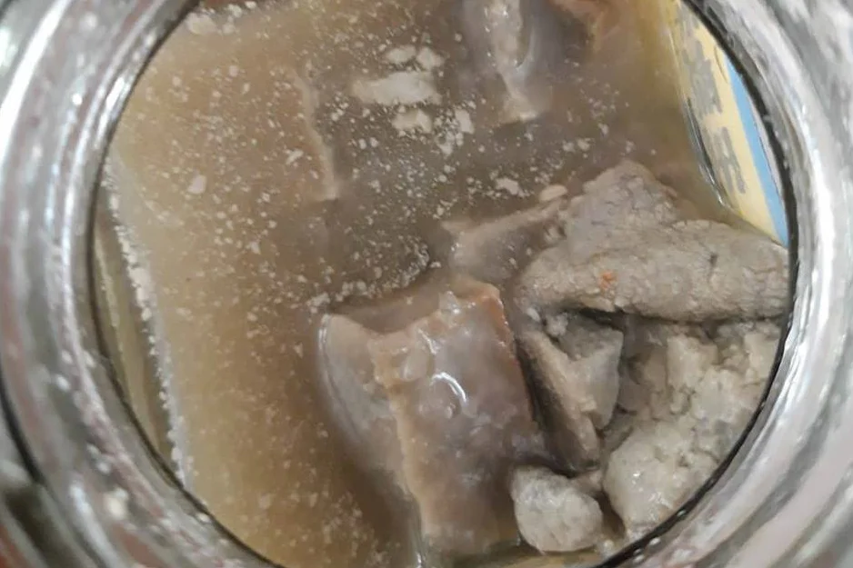 Surströmming, czyli śledź, który był kiszony w zakopanej w ziemi beczce przez kilka miesięcy