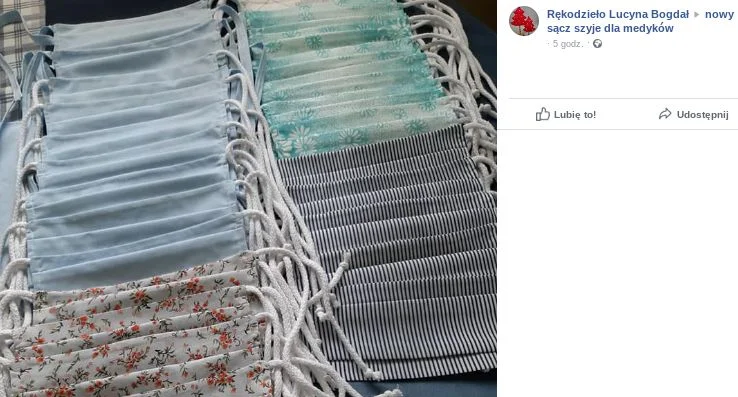 Wykonanie najzwyklejszej maseczki z bawełnianego materiału wcale nie jest trudne. Wystarczy zastosować się do prostej instrukcji.