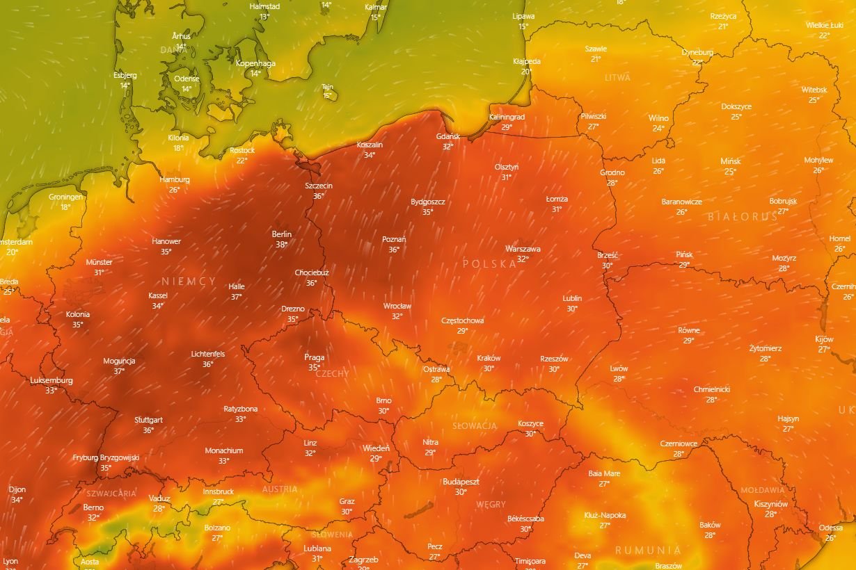 W długi weekend w Boże Ciało pogoda w Polsce będzie upalna.
