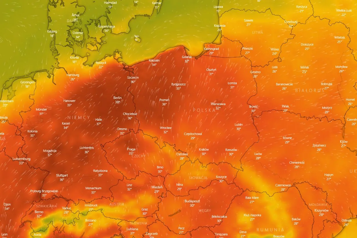 W długi weekend w Boże Ciało pogoda w Polsce będzie upalna.