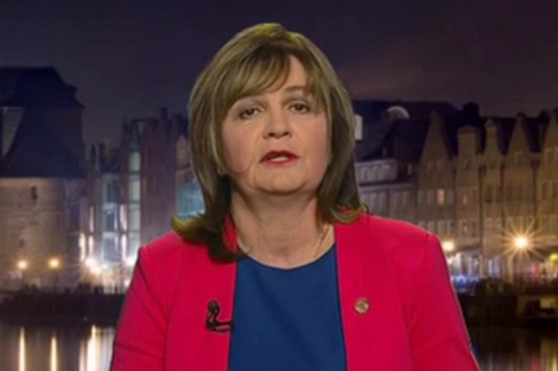 Posłanka Małgorzata Zwiercan w programie TVP Info.